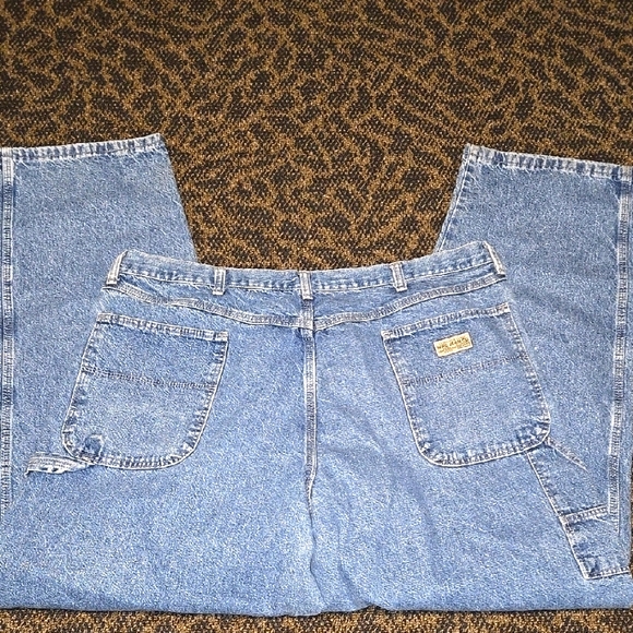 VTG USA MADE WRANGLER CARPENTER JEANS 40x32 - Picture 1 of 8